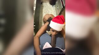 Jayla Page Sucking a BBC in the kitchen